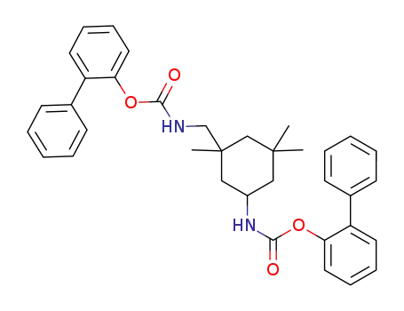 3-((2-phenylphenoxy)carbonylamino-methyl)-3,5,5-trimethylcyclohexyl carbamic acid (2-phenylphenyl) ester