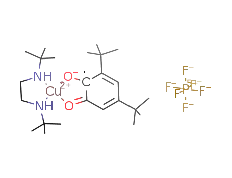 (N1,N2-di-tert-butylethane-1,2-diamine)(3,5-di-tert-butylsemiquinone)copper(II) hexafluorophosphate