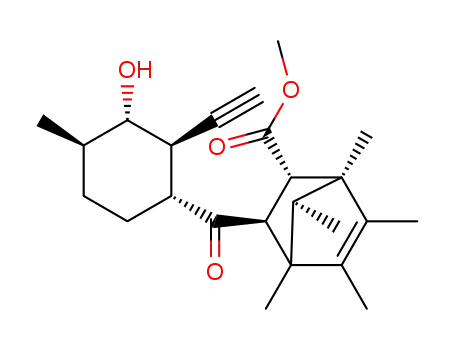 (1S,2S,3S,7S)-methyl 3-((1R,2R,3S,4R)-2-ethynyl-3-hydroxy-4-methylcyclohexanecarbonyl)-1,4,5,6,7-pentamethylbicyclo[2.2.1]hept-5-ene-2-carboxylate