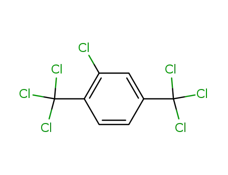 Molecular Structure of 10388-10-0 (2-chloro-1,4-bis(trichloromethyl)benzene)