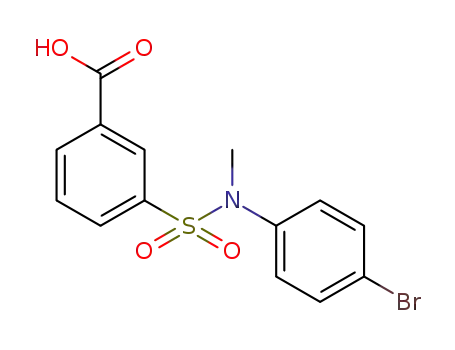 3-(N-(4-bromophenyl)-N-methylsulfamoyl)benzoic acid