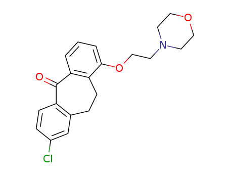 8-chloro-1-(2-morpholin-4-yl-ethoxy)-10,11-dihydrodibenzo[a,d]cyclohepten-5-one