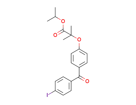 2-[4-(4-iodobenzoyl)phenoxy]-2-methylpropanoic acid isopropyl ester