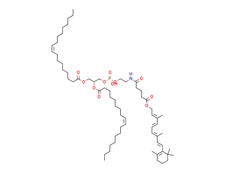 (Z)-(2R)-3-(((2-(5-(((2E,4E,6E,8E)-3,7-dimethyl-9-(2,6,6-trimethylcyclohex-1-en-1-yl)nona-2,4,6,8-tetraen-1-yl)oxy)-5-oxopentanamido)ethoxy)(hydroxy)phosphoryl)oxy)propane-1,2-diyl dioleate