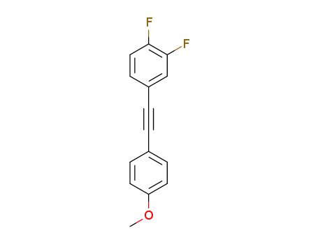 1,2-difluoro-4-((4-methoxyphenyl)ethynyl)benzene