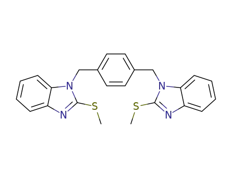 1,4-bis(2-methylmercaptobenzimidazol-1-ylmethyl)benzene