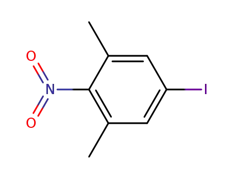 Molecular Structure of 144991-54-8 (Benzene, 5-iodo-1,3-dimethyl-2-nitro-)