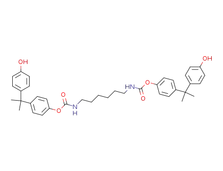N,N'-hexanediyl-di(carbamic acid (4-(2-(4-hydroxyphenyl)-2-methyl-ethyl)phenyl) ester)