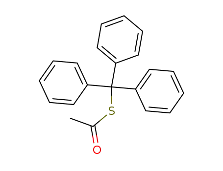 Molecular Structure of 1727-15-7 (TRIPHENYLMETHANETHIOL ACETATE)