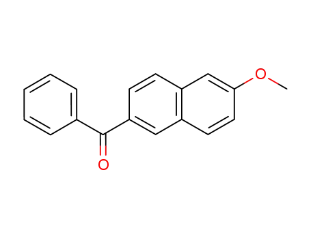 Molecular Structure of 84255-35-6 (6-benzoyl-2-methoxynaphthalene)