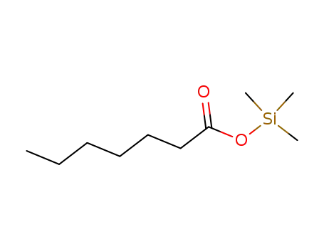 Molecular Structure of 25435-96-5 (Heptanoic acid trimethylsilyl ester)