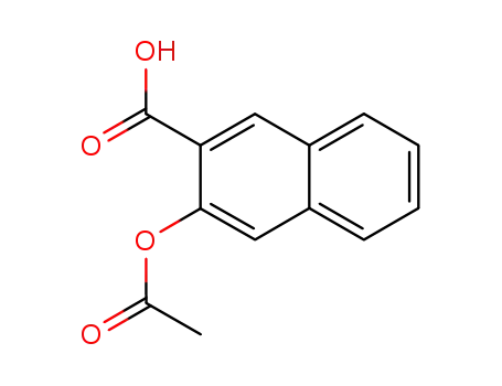 Molecular Structure of 5464-07-3 (3-Acetoxy-2-naphthoic acid)