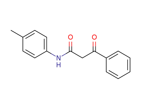 Molecular Structure of 962-07-2 (Benzenepropanamide, N-(4-methylphenyl)-b-oxo-)