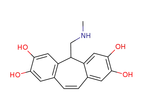 5-methylaminomethyl-5H-dibenzo[a,d]cycloheptene-2,3,7,8-tetraol
