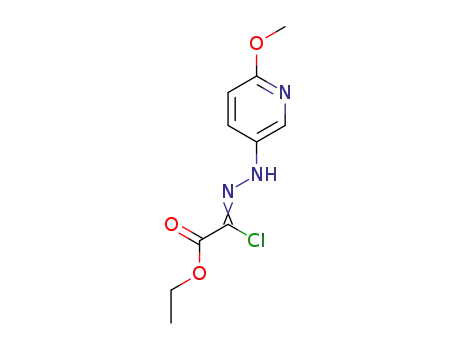 2-chloro-2-(2-(2-methoxypyridin-5-yl)hydrazono)acetic acid ethyl ester