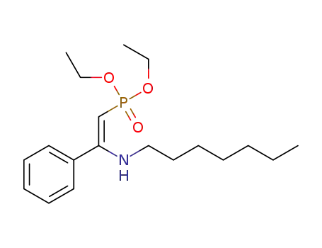 (Z)-diethyl (2-(heptylamino)-2-phenylvinyl)phosphonate