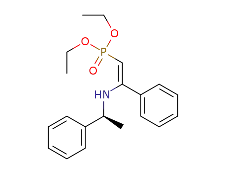 (Z)-(S)-diethyl (2-phenyl-2-((1-phenylethyl)amino)vinyl)phosphonate