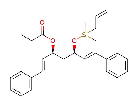 (1E,3S,5R,6E)-5-((allyldimethylsilyl)oxy)-1,7-diphenylhepta-1,6-dien-3-yl propionate