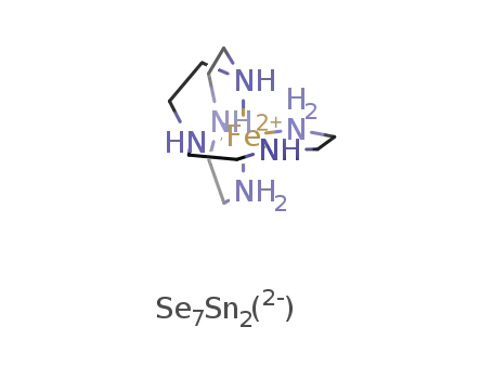 [Fe(3,6,9,12-tetraazatetradecane-1,14-diamine)](Sn3Se7)n