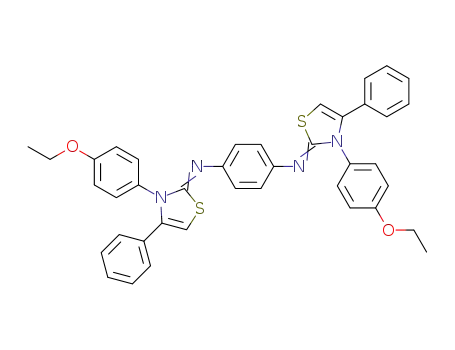 2,2′-(1,4-phenylene)-bis-[3-(4'-ethoxyphenyl)-2-imino-4-phenyl-3H-thiazole]