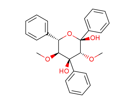 (l,u,l,l)-3,5-dimethoxy-2,4,6-triphenyltetrahydro-2H-pyran-2,4-diol