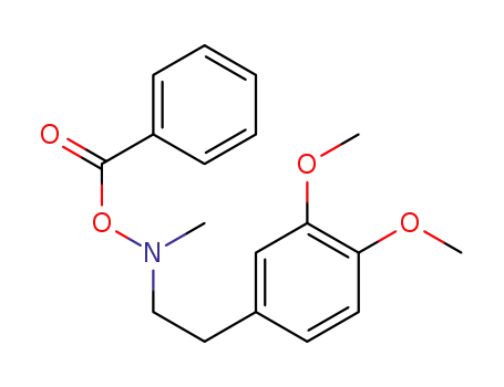 O-benzoyl-N-(3,4-dimethoxyphenethyl)-N-methylhydroxylamine