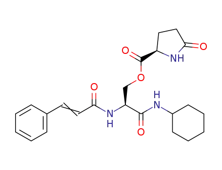 (S)-N-cinnamoylserine{3-(R)-pyroglutamoyl}cyclohexylamide