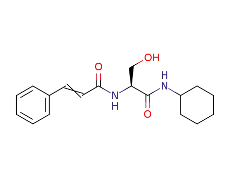 (S)-N-cinnamoylserinecyclohexylamide