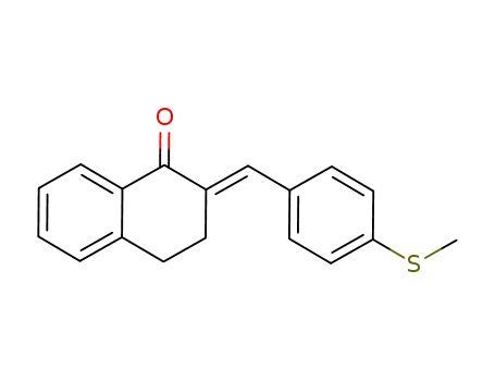 (E)-2-(4-(methylthio)benzylidene)-3,4-dihydronaphthalen-1(2H)-one
