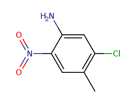 Molecular Structure of 7149-80-6 (5-CHLORO-4-METHYL-2-NITROANILINE)
