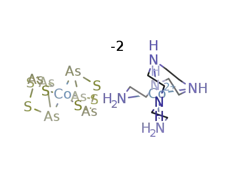 [Co(pentaethylenehexamine)][Co(As3S3)2]