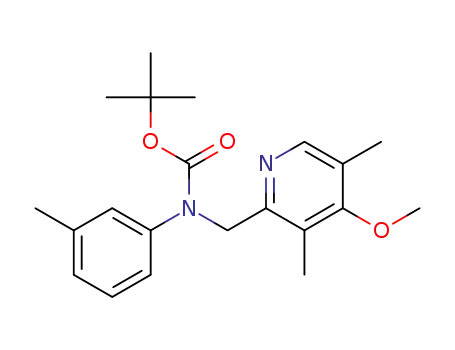 tert-butyl ((4-methoxy-3,5-dimethylpyridin-2-yl)methyl)(m-tolyl)carbamate