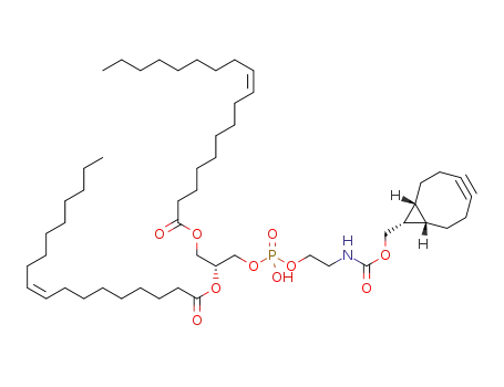 (2R)-3-(((2-(((((1R,8S,9s)-bicyclo[6.1.0]non-4-yn-9-yl)methoxy)carbonyl)amino)ethoxy)(hydroxy)phosphoryl)oxy)propane-1,2-diyl dioleate