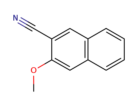 Molecular Structure of 92616-44-9 (3-Methoxynaphthalene-2-carbonitrile)