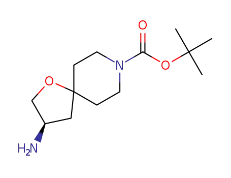 tert-butyl (3R)-3-amino-1-oxa-8-azaspiro[4.5]decane-8-carboxylate