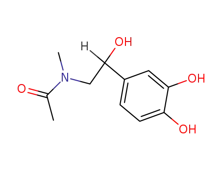 (+/-)-2-(acetyl-methyl-amino)-1-(3,4-dihydroxy-phenyl)-ethanol