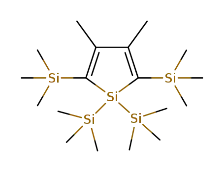 1,1,2,5-tetrakis(trimethylsilyl)-3,4-dimethyl-silacyclopentadiene
