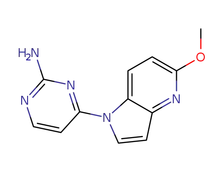 4-(5-methoxy-1H-pyrrolo[3,2-b]pyridin-1-yl)pyrimidin-2-amine