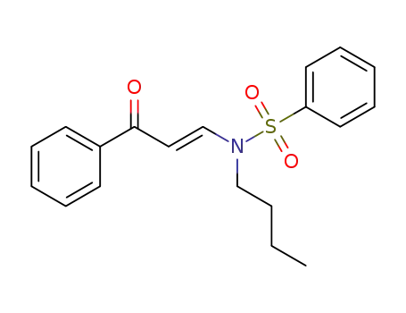 (E)-N-butyl-N-(3-oxo-3-phenylprop-1-en-1-yl)benzenesulfonamide