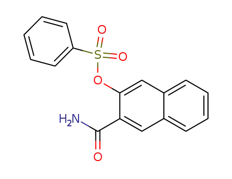 3-benzenesulfonyloxy-[2]naphthoic acid amide