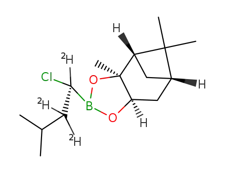 (S)-1-chloro-1-d1-2,2-d2-3-methylbutylboronic acid-(+)-pinanediol ester