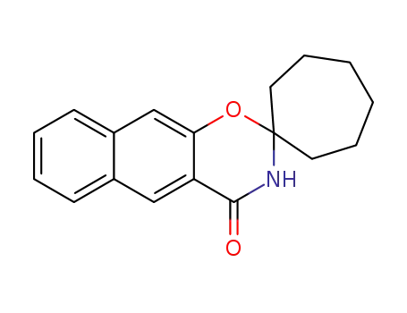 spiro[cycloheptane-1,2'-naphtho[2,3-e][1,3]oxazin]-4'(3'H)-one
