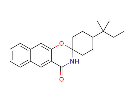 4-(1,1-dimethylpropyl)spiro[cyclohexane-1,2'-naphtho[2,3-e][1,3]oxazin]-4'(3'H)-one