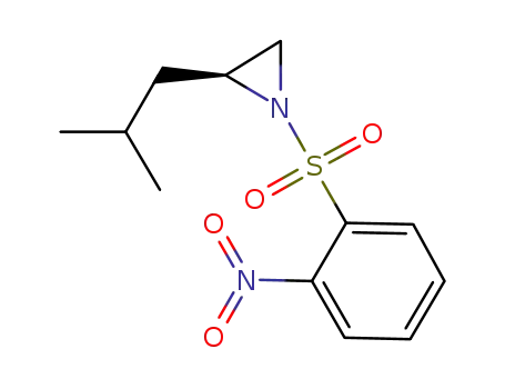 (S)-2-isobutyl-1-[(2-nitrophenyl)sulfonyl]aziridine