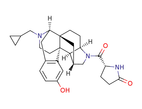 (R)-5-((1S,3aR,5aS,6R,11bR,11cS)-14-(cyclopropylmethyl)-10-hydroxy-2,3,3a,4,5,6,7,11c-octahydro-1H-6,11b-(epiminoethano)-1,5a-methanonaphtho[1,2-e]indol-3-carbonyl) pyrrolidin-2-one