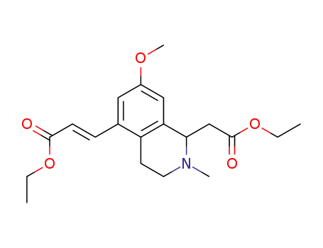 ethyl (E)-3-(1-(2-ethoxy-2-oxoethyl)-7-methoxy-2-methyl-1,2,3,4-tetrahydroisoquinolin-5-yl)acrylate