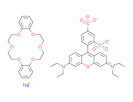 [(dibenzo-18-crown-6)(Na)(sulforhodamine B)]