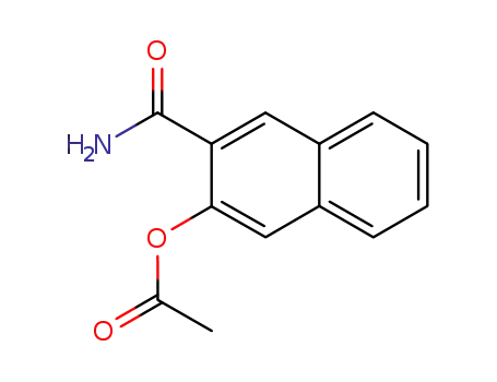 Molecular Structure of 175293-41-1 (2-Naphthalenecarboxamide, 3-(acetyloxy)-)