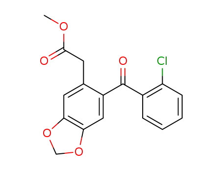 methyl 2-[6-(2-chlorobenzoyl)-2H-1,3-benzodioxole-5-yl]acetate