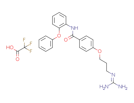 N-(2-phenoxyphenyl)-4-(3-guanidinopropoxy)benzamide trifluoroacetate
